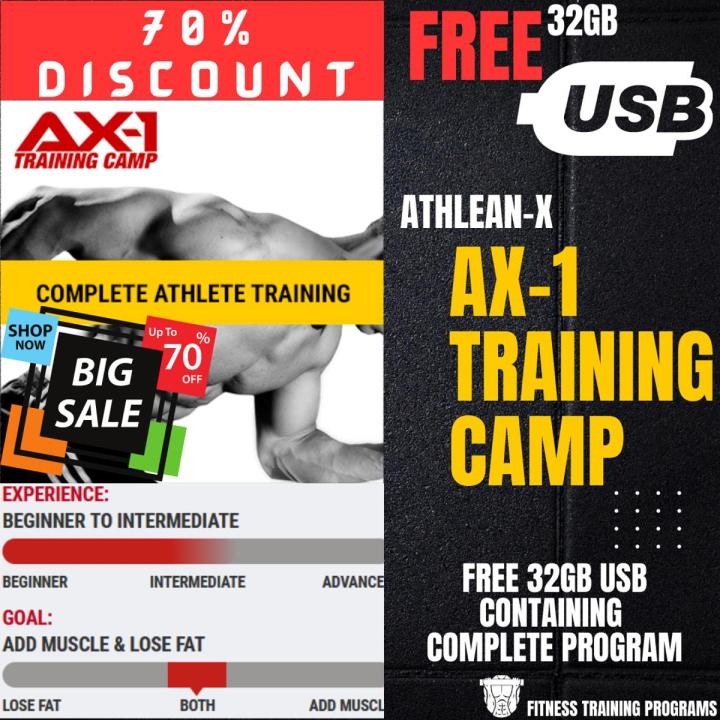 AX-1 Training Camp - Athlean-X - Fitness Training Programs