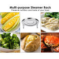 Steamer Stand Steamer Pot Stainless Steel Steamers Stand and Steamer Rack High Quality 8" 10" 12" 13" inch Stainless Steel Steamer Rack Rack Insert Stock Pot Steaming Tray Kitchen Home for Steam chicken Roast Steamer machine. 