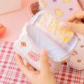 Women Girls Kawaii Cosmetic Makeup Tampon Bear Napkin Pouch Storage Bag Coin Purse Sanitary Pads Bag Mini Data Cables Organizer. 