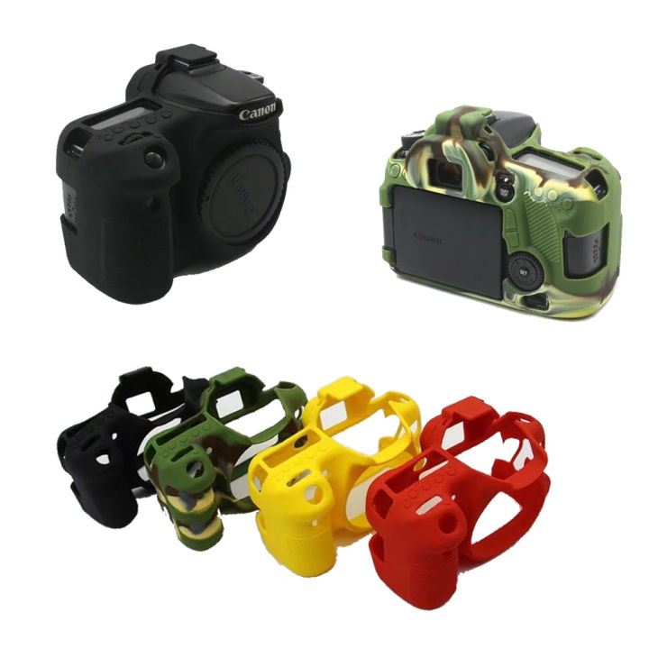 Soft Silicone Armor Skin Case for Canon 70D Rubber Camera Bag Body Cover Protector Skin