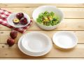 Marble Dinner Set- 50 Pieces - 6  Persons Serving-White. 