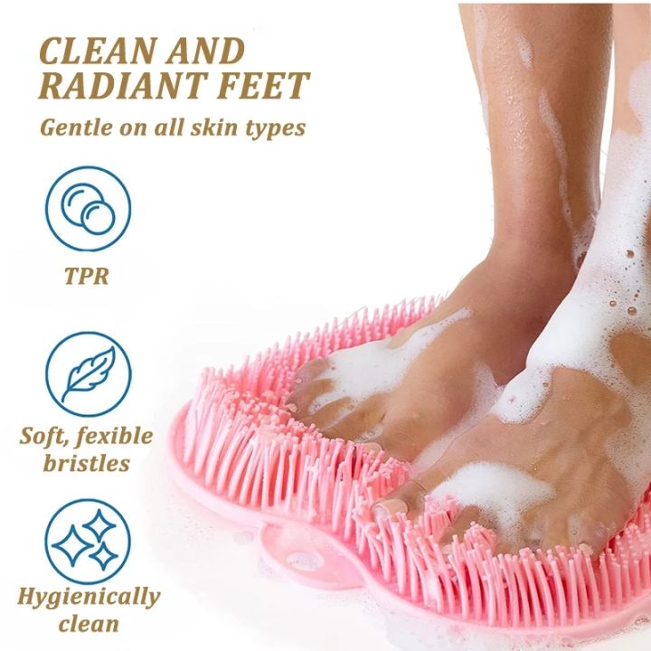 Silicone%20Foot%20Shower%20Massager%20with%20Non-slip%20Suction%20Cups,%20Bath%20Scrubber%20Cleaner%20Pad,%20Foot%20Massage%20Improve%20Circulation%20Reduce%20Pain%20Acupressure%20Mat%20for%20Feet,%20Rub%20Back%20Massage%20Brush%20Cleaning%20Bathing%20Tool%20Dead%20Skin%20Removal%20For%20Exfoliating%20Achy%20Large%20&%20Medium%20-%20Image%204