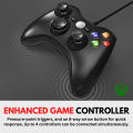 ORIGINAL - Wired Controller for Windows PC and Xbox 360 by Microsoft – High-Performance Gaming Gamepad for PC, Laptop, and Console – Enhanced Comfort, Precision Controls, and Durable Design. 