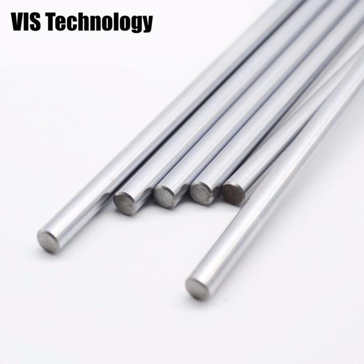 1pc  Smooth Rod OD8mm L100/200/25/285/300/320/337/348/350/370/375/400/500mm Linear Shaft Optical Axis Chrome Plated
