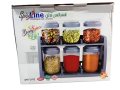 Spice Line Decora Masala Rack with 6 airtight Jars. 