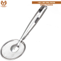 Multi-functional 2 in 1 Fry Tool Filter Spoon Strainer, Frying Mesh Colander, Quick Strain Stainless Steel Tong, Chimta for Fried Food, Unique Frying Mesh Kitchen Tools By Muhandisaan Trading. 