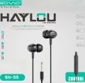 Original Sovo Haylou SH-55 Handsfree - Best Sound Quality - Enchance Your Gaming Experince - With 3.5mm Jack - Compaitable with All devices. 