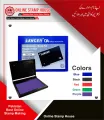 Stamp Ink Pad - Thumb Impression Pad, Ink Pad, Stamping pad for Office, Work, School, Home use. Available in Blue, Black & Red Ink Colors. 