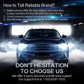 NANLIY-2PCS D1C D1S D1R 8000K Ice Blue HID Xenon Car Headlight 35W High Low Beam Light Bulbs for -BMW -Audi. 