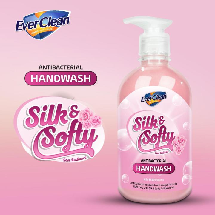 Ever Clean Rose Lux Handwash - Liquid Hand Wash - Liquid Soap Bottle - Soft And Softly Antiseptic Handwash Bottle Refill 500ml