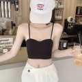 Black Half Body Bra Top for Female. 
