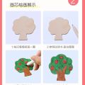 Kids Wooden Painting Template Drawing Tools Set Kindergarten Elementary School Students Beginner Graffiti Boys Girls Toys. 