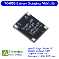 TC4056 TC4056A Single Cell 18650 Lithium Battery Charger Module 1A 4.2V Micro USB Power Supply Board New Small Version by electrica. 