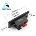 4 Positions 4-Way Spring-Loaded Speaker Terminal Connector – Push-In Audio Jack for DIY Sound Systems. 