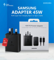 Original Samsung 45W Charger Super Fast Charging 2.0 Travel Adapter (PD 3.0 PPS Max) 25W TYPE-C Charger with USB TYPE-C to TYPE-C Cable for Samsung Galaxy Tab S4, Tab S5E, Tab S6 Lite, Tab S7 Plus, Tab S8 Ultra, Note20 Ultra, Note10 Plus S23 S22 S21 S20. 
