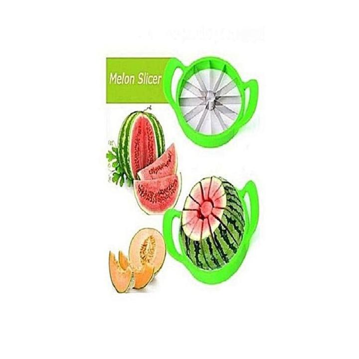 Melon Slicer With Grip Jumbo Melon Slicer 12 Slices Large Cutter With Comfort Grips