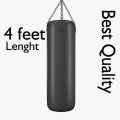 Pack of 4 Boxing Bag 4feet + Boxing Gloves punching bag+bandages hand wraps+hanging chain. 