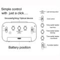 Automatic Night Glow Smart Light-Activated Sensor Bedside Digital Snooze Alarm Clock with Date, Temperature Display, by Bravodeal (White). 