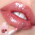 3Pcs Glossy Lip Gloss Moisturizing Dry Resistance Lipstick Woman Sparkling Cartoon Lip Makeup. 