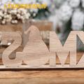 Christmas Decoration Wood Southeast Asian Christmas Wooden Table Decorations Santa Claus Snowman Snowflake Festive Holiday Ornaments Gifts Wooden Christmas Ornament. 