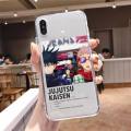 Jujutsu Kaisen Satoru Gojo anime Phone Case Transparent soft For iphone 5 5s 5c se 6 6s 7 8 11 12 plus mini x xs xr pro max. 