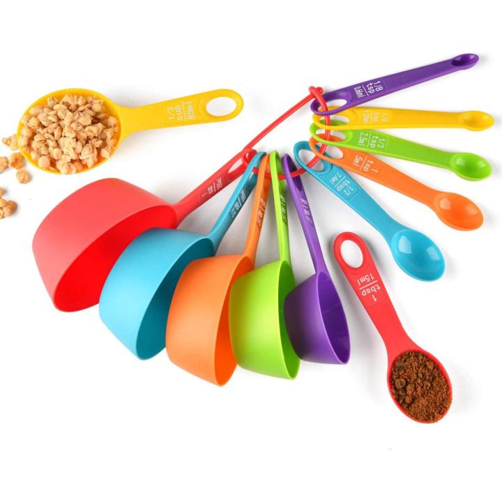 Cooking Measuring Spoons and Cups, Baking Measuring Spoons and Cups, Measuring Spoons, Measuring Cups - Set of 6
