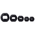 20 Pieces Clip-on Ferrite Ring Core RFI EMI Noise Suppressor Cable Clip for 3mm/ 5mm/ 7mm/ 9mm/ 13mm Diameter Cable, Black. 