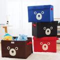 PACK OF 2 -Foldable Panda Storage Box, Cute Panda Cartoon Storage Box, Multifunctional Large Oxford Cloth Storage Bag Folding Storage Bins Quilt Basket Kid Toys Organizer Storage Boxes. 