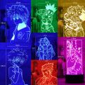 Anime Hunter X Hunter Led Night Light Killua Zoldyck Figure Nightlight Color Changing Usb Battery Table 3d Lamp Gift for Kids. 