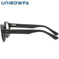 UNIEOWFA Acetate Round Prescription Glasses Men Retro Optical High Myopia Eyeglasses Male Multifocal Progressive Eyewear Bifocal. 