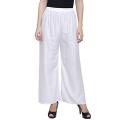 100% Pure Soft Viscose Palazzo Trousers for Women – Relaxed Night Wear, Free Size. 