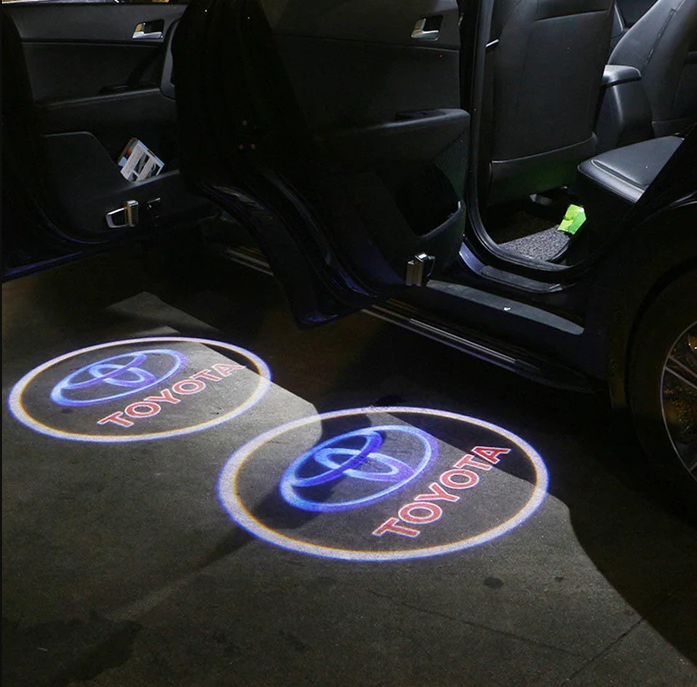 2 Pieces - Car Door Logo Projection Light - Toyota Logo Lights