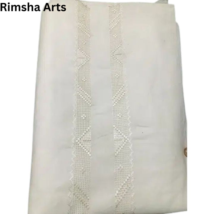 Gulahamad Tarkashi Handmade Cotton Suit – Premium Quality Unstitched Fabric for Men | Traditional Design 4.5 Meter