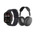 Headphones | Watch | P9 Ultra 2 Smart Watch Combo With headphones | 7 Straps Watch | High Quality Headphones | Smart Watch | Gift Item. 