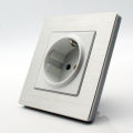 【Sunflower EGR】Mobu Manufacturer standard socket ,silver panel power wall power socket,220V,. 