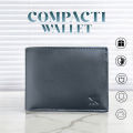 Genuine Leather Men's Purse Wallet For Men BiFold [ Compact Size ] Wallet Clasp. 