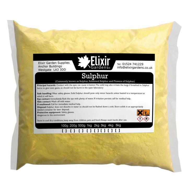 Sulphur Powder - Flowers of Sulphur - Highest Grade 1 kg