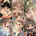 20cm Plush Idol Doll without clothes Cotton Star Dolls Kawaii Long Hair Girl Plush Toys For Fans Collection Gifts. 