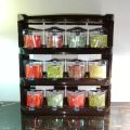 Mighty 12 in 1 Crown Spice Rack  with Spons (Set Easy to wall). 
