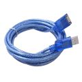 5M/10M USB 2.0 Extension Cable, Male to Female High-Speed Data Transfer, Black. 