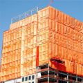 Heavy Duty Waterproof Tarpaulin Sheet | Tirpal for All-Weather Protection | Durable & Tear-Resistant Cover | Multipurpose Use - Camping, Outdoor, Orange. 