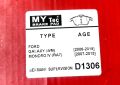 MG HS Front Disc Brake Pad Set Mytec. 