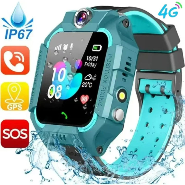 Kids 4G GPS Smart Watch SOS Location  Card Call Child SmartWatch Camera Waterproof Watch Gift For Ios Android Children Gift