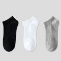 Socks mid-cut sports black and white summer men and women raw socks thin couple ins minimalist style basketball stockings. 
