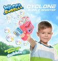 10 Holes Flashing Bubble Gun Bubble Maker Blaster With LED Light Bubble Blower for Party Favors Summer Outdoor Wedding Beach Pool Children's Creation Toys for Kids Interactive Gift for Boys and Girls Non Liquid Messy Bubble Gun With Attached Bottle System. 