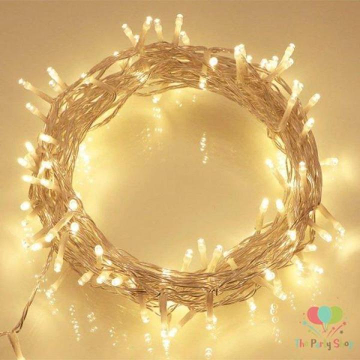 2 Golden Fairy Lights Strings  with 46  Feet Length Total