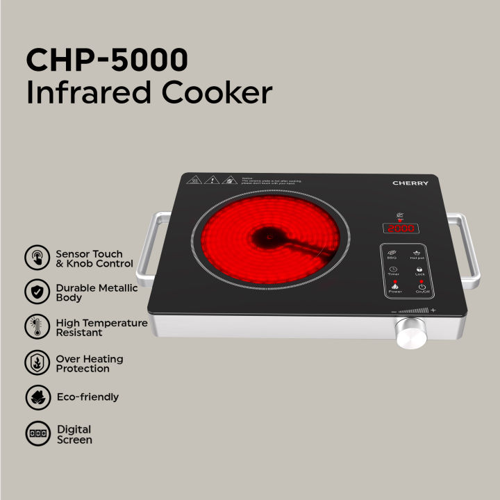 Cherry%20Electric%20Stove/Electric%20Stove/Stove%20For%20Kitchen/Infrared%20Cooker/Electric%20Hot%20Plate/Energy%20Efficient%20Portable%20Electric%20Cooker%20(CHP-5000)%20-%20Image%202