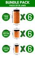 18 Jar Complete Set Kitchen Canister / Candy Jar/ Snack Jar / Spice Jar / Grocery Jar / Masala Storage Jar For Kitchen set 250ml / 500ml / 1000ml. 