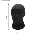 Black Cap Full Face Cover Balaclava  Tactical Hat Multi-hole Ski. 