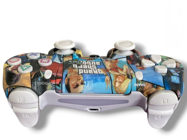 Rockstar%20Games%20Grand%20Theft%20Auto%20V%20-%20Premium%20Edition%20(Ps4)+Sony%20Dualshock%204%20Wireless%20Controller%20For%20Playstation%204%20-%20Black%20V2%20-%20Image%203